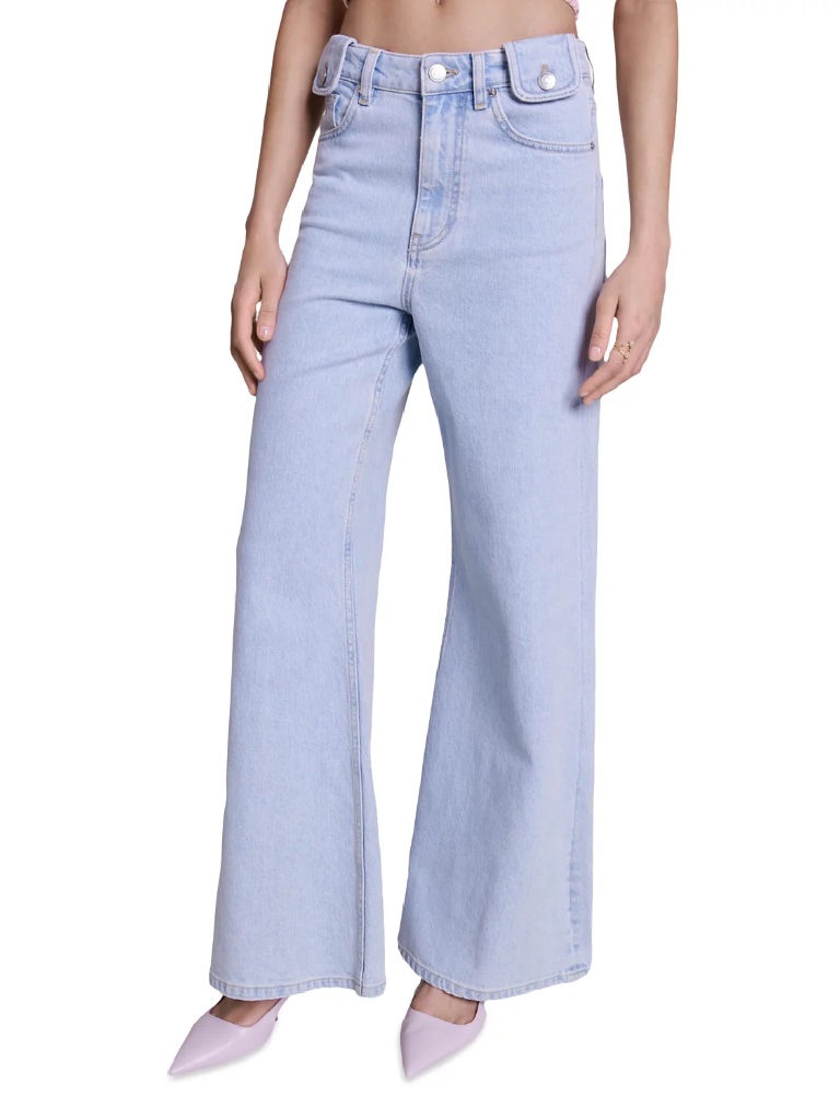 Palerma High Rise Jeans In Light Blue